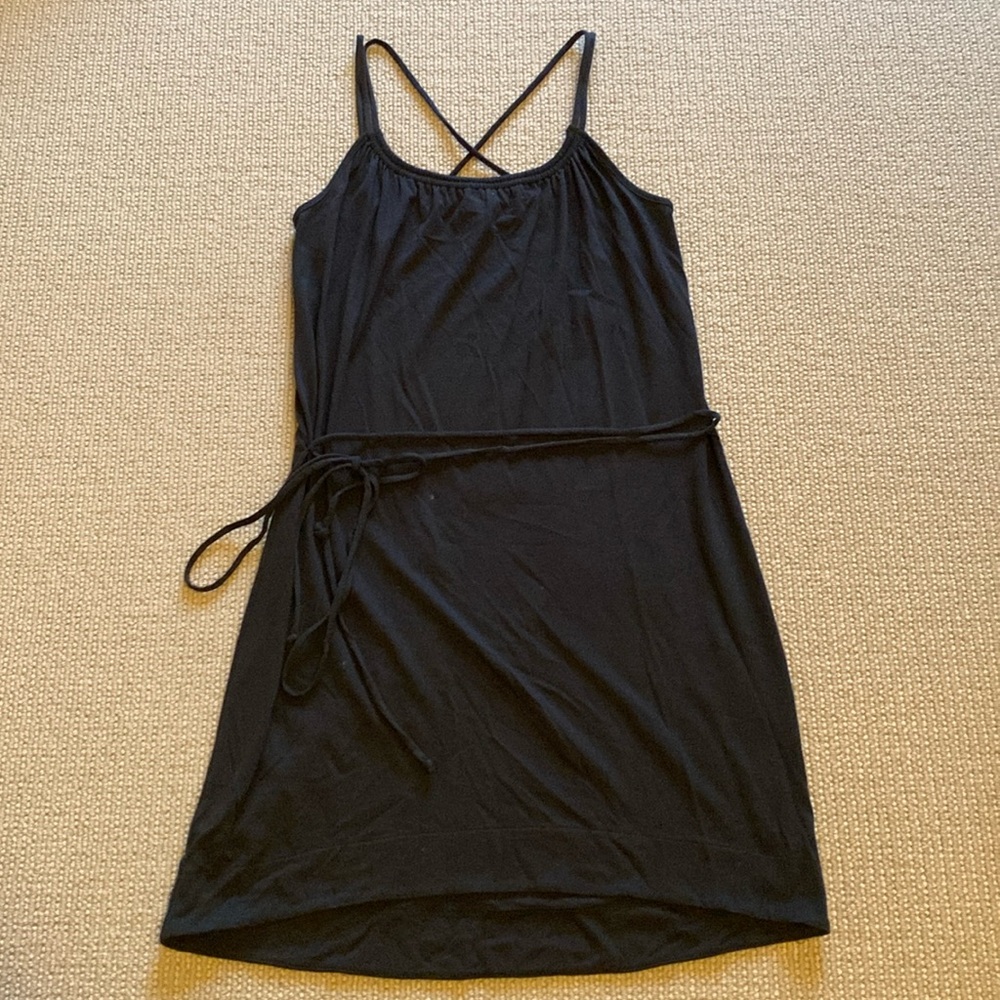 Joie Soft Cotton Black Mini Dress
